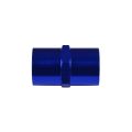 1/8 NPT to 1/8 NPT Straight Female Coupler Union Bush Oil Hose Fitting Adapter Blue