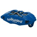 Wilwood 120-12949 Forged DPHA Universal Lug Mount Bremssattel 4 Kolben Blau