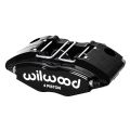 Wilwood 120-8729 Powerlite Universal Radial Mount Caliper 4 Pistons Black