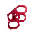 JRspec Dual fuel pump mounting bracket 60mm type 2 red