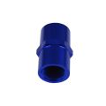 3/8 NPT to 3/8 NPT Straight Female Coupler Union Bush Oil Hose Fitting Adapter Blue