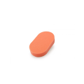 FLEXIPADS ORANGE Firm Oval Euro Foam Hand Applicator