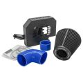 Performance Ansaugschaum-Luftfilter-Kit Proram mit ECU Halter PRK-225-BL-ECU für Ford Focus ST 225 blau