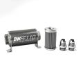 DeatschWerks In-Line Fuel Filter Kit -10AN 100 Micron 110mm