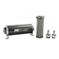 DeatschWerks In-Line Fuel Filter Kit 3/8IN 40 Micron 160mm