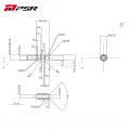 Pulsar PSR Turbo Water Cooling Fitting Kit -6AN