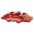 Wilwood 120-15526 Aero6-DS Radial Mount Caliper Right 6 Pistons Red