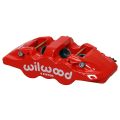 Wilwood 120-13290 Aero6 Radial Mount Caliper Left 6 Pistons Red