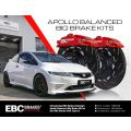 BBK028YEL-1 Big brake kit EBC Brakes für Honda Civic 8th Gen FN2 Type-R