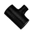 Silikon T-Stück 51/32mm Verbinder Silikonschlauch Adapter Schwarz