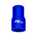 Silicone straight reducer 35/63mm Blue