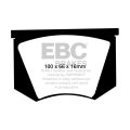 DP4100R Brake Pads YELLOWSTUFF EBC Brakes for AC Ace Aceca Cobra Greyhound Aston Martin PEERLESS Peerless Triumph TR3 TR3A TR4 Italia WARWICK GT DE TOMASO Mangusta AC Cobra DB MK3