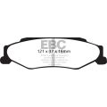 DP41160R Brake Pads YELLOWSTUFF EBC Brakes for AC MK VI Cadillac XLR Chevrolet Corvette C5 Corvette C5 Z06 Corvette C6 Corvette C6 Z51 Cadillac XLR XLR-V Chevrolet Corvette C5 Corvette C6 XLRV Corvette C5 Z06 Corvette C6 Z51
