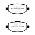 DP22442 Brake Pads GREENSTUFF EBC Brakes for Citroen C4 3rd Generation DS DS3 Crossback Opel Corsa F Peugeot 2008 SUV Mk2 208 Mk2 VAUXHALL Corsa F