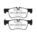 DPX2155 Bremsbeläge ULTIMAX2 EBC Brakes für BMW 1 Series F20 114 1 Series F20 116 1 Series F20 118 1 Series F21 114 1 Series F21 116 1 Series F21 118 1 Series xDrive F21 118 2 Series F22 Coupe 218 2 Series F23 Convertible 218