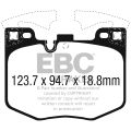 DP62302 Bremsbeläge GREENSTUFF EBC Brakes für BMW X3 G01 X4 G02 X5 G05 X6 G06 X7 G07 BMW X3 G01 X3M X4 iX 50 iX M60
