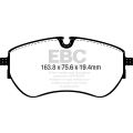DP42377R Brake Pads YELLOWSTUFF EBC Brakes for Volkswagen COMMERCIAL Amarok Amarok 4motion