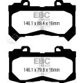 DP63044 Bremsbeläge GREENSTUFF EBC Brakes für Chevrolet Colorado GMC Canyon