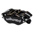 Wilwood 120-9702 Dynapro Universal Lug Mount Caliper 4 Pistons Black