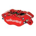 Wilwood 120-9693 Dynapro Universal Lug Mount Caliper 4 Pistons Red
