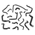 Silicone Radiator Coolant Hose Kit FMIC.EU for Renault Megane RS 225 2004-2008 - Black