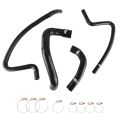 Silikon-Kühler-Schlauch-Kit FMIC.EU für Jeep Wrangler TJ 4.0L L4 1997-2001 - Schwarz