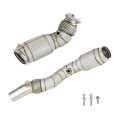 Downpipe FMIC.Pro für BMW F80 M3 S55 USA + Katalysator mit Hitzeschild