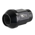 Aluminium-Radmutter FMIC.Pro M12x1,25 Schwarz 1 Stück, konisch