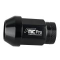 Aluminium-Radmutter FMIC.Pro M12x1,25 Schwarz 1 Stück, konisch