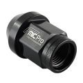 Forged aluminum wheel nut FMIC.Pro M12x1.25 Black 1 pc. conical through-hole 7075-T6 