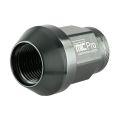 Forged aluminum wheel nut FMIC.Pro M12x1.5 Grey (gun metal) 1 pc. conical through-hole 7075-T6 