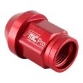Forged aluminum wheel nut FMIC.Pro M14x1.25 Red 1 pc. conical through-hole 7075-T6 