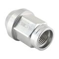Forged aluminum wheel nut FMIC.Pro M14x1.25 Silver 1 pc. conical through-hole 7075-T6 