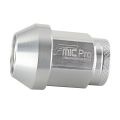 Alu-Radmutter FMIC.Pro M12x1,5 Silver 1 St. Konische Durchgangsbohrung