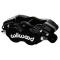 Wilwood 120-13745 Forged Dynalite-M Universal Lug Mount Bremssattel 4 Kolben Schwarz