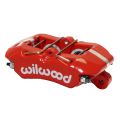 Wilwood 120-12160 Forged Dynapro Low Profile Universal Lug Mount Caliper 4 Pistons Red