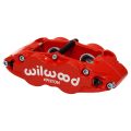 Wilwood 120-11876 FNSL4R Universal Radial Mount Caliper 4 Pistons Red