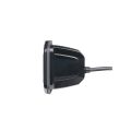 LED Arbeitsleuchte Purelux Black Flush Mount Square 12cm 40W Weitstrahl