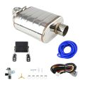 Active exhaust muffler JRspec with vacuum throttle control remote 63mm (2.5