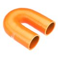 Silicone elbow 180' 60mm Orange