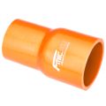 Silicone straight reducer 60/63mm Orange