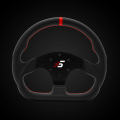 Professionelles D-förmiges Rennlenkrad aus Leder 325 mm SIMAGIC Simulator Simracing