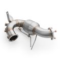 Downpipe for Audi A4 S4 / Avant Quattro / Avant 3.0 TDI without Catalytic Converter with Silencer without Heat Shield