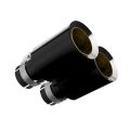 Titanium Exhaust Tips Black Restomotive