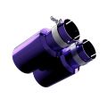 Titan-Auspuffblenden Violett Restomotive
