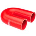 Silicone elbow 180' 45mm Red