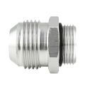 Aluminum fitting adapter for oil cooler Setrab with o-ring M22 x -12JIC (-12AN)