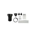 Turbosmart 6AN Fuel Filter Canister 10um Black