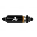 Aeromotive 12387 10 Micron Black Fuel Filter with Male AN-10 Ports & Cellulose Element