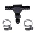 Kraftstoff-T-Fitting 5/16 Schlauch Barb auf AN4 Male Nitrous Express NX 15235